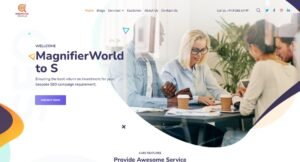 Digital agency website development project