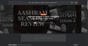 News website development project